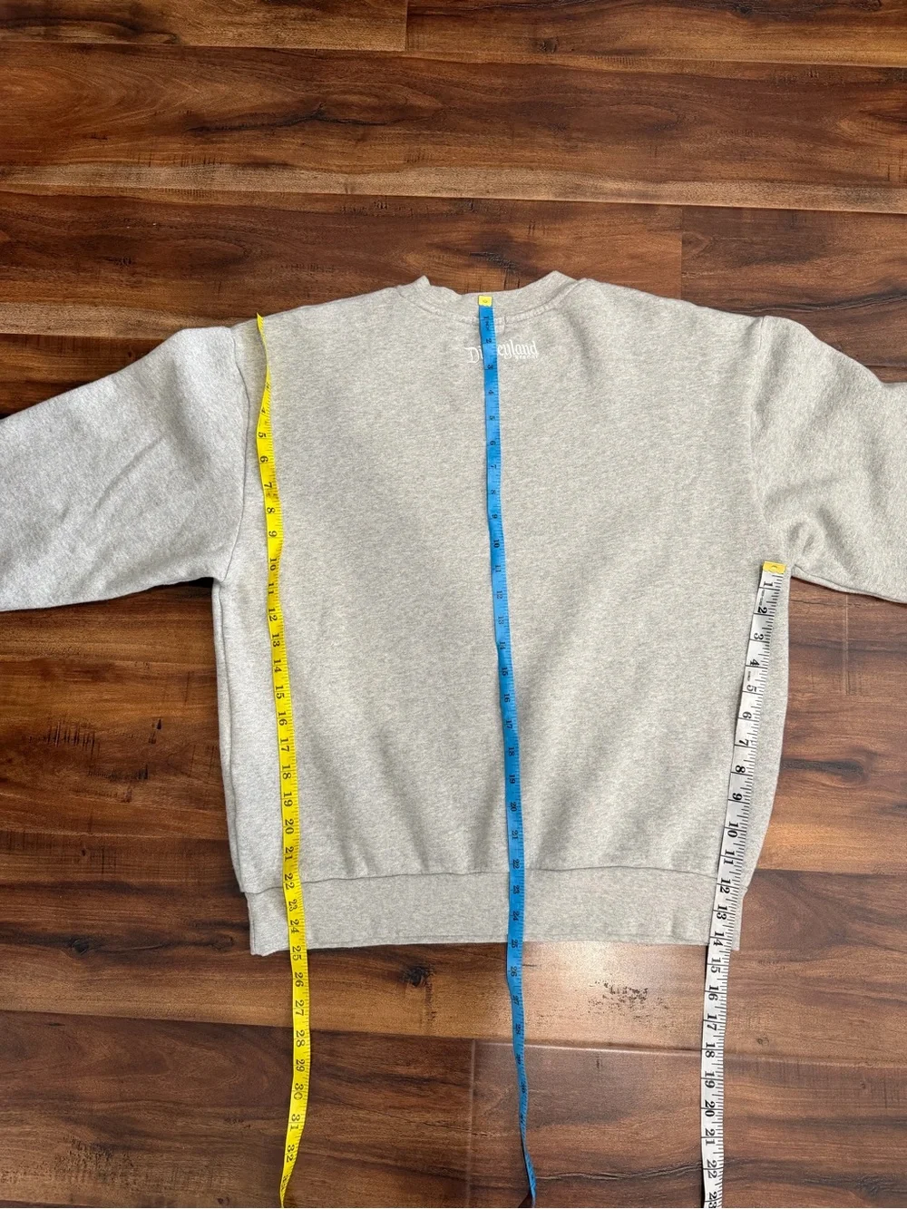Disneyland Resort Gray Goofy Graphic Sweatshirt with Blue & Orange